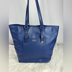 Badgley Miscka Royal Blue Leather Shoulder Bag